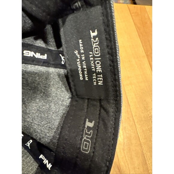 Adult Ping Flex Fit Tech 110 PGA Tour SnapBack Hat Cap Gray Adjustable - Picture 4 of 6